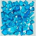 Calle Recycled Chunky Glass Turquoise - Small - 0.25-0.5 in. - 3 lbs CA2757481